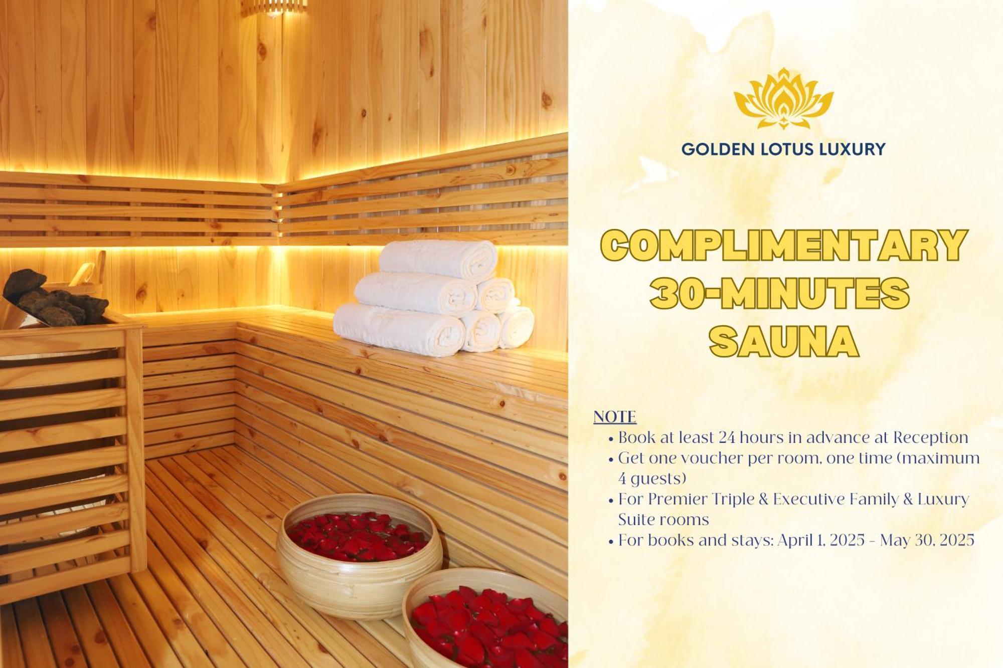Golden Lotus Luxury Hotel Danang - Complimentary Daily Afternoon Tea Exterior foto